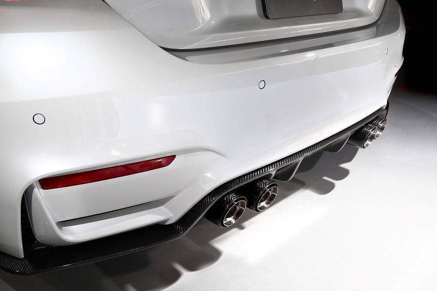 F80 F82 F87 BMW M3 M4 M2 Carbon Fibre Exhaust Tips 3DDesign