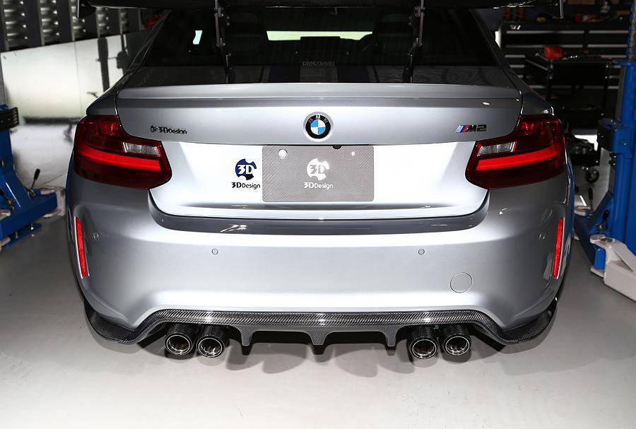 F80 F82 F87 BMW M3 M4 M2 Carbon Fibre Exhaust Tips 3DDesign