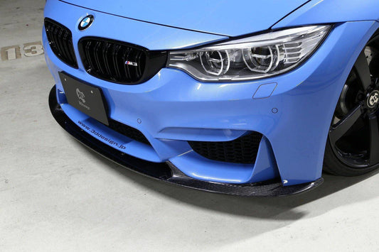 F80 F82 F83 BMW M3 M4 3DDesign Carbon Fibre Front Splitter 3D-FS-F8X