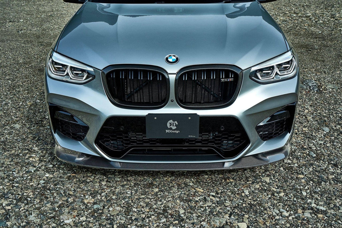 F97 F98 X3M X4M pre-LCI 3DDesign Carbon Front Splitter 3D-SP-FS-X3M