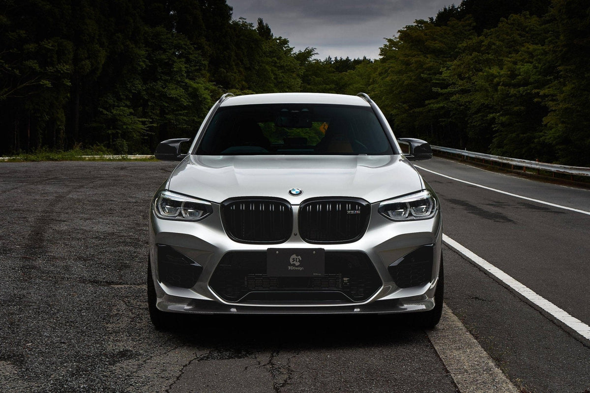 F97 F98 X3M X4M pre-LCI 3DDesign Carbon Front Splitter 3D-SP-FS-X3M