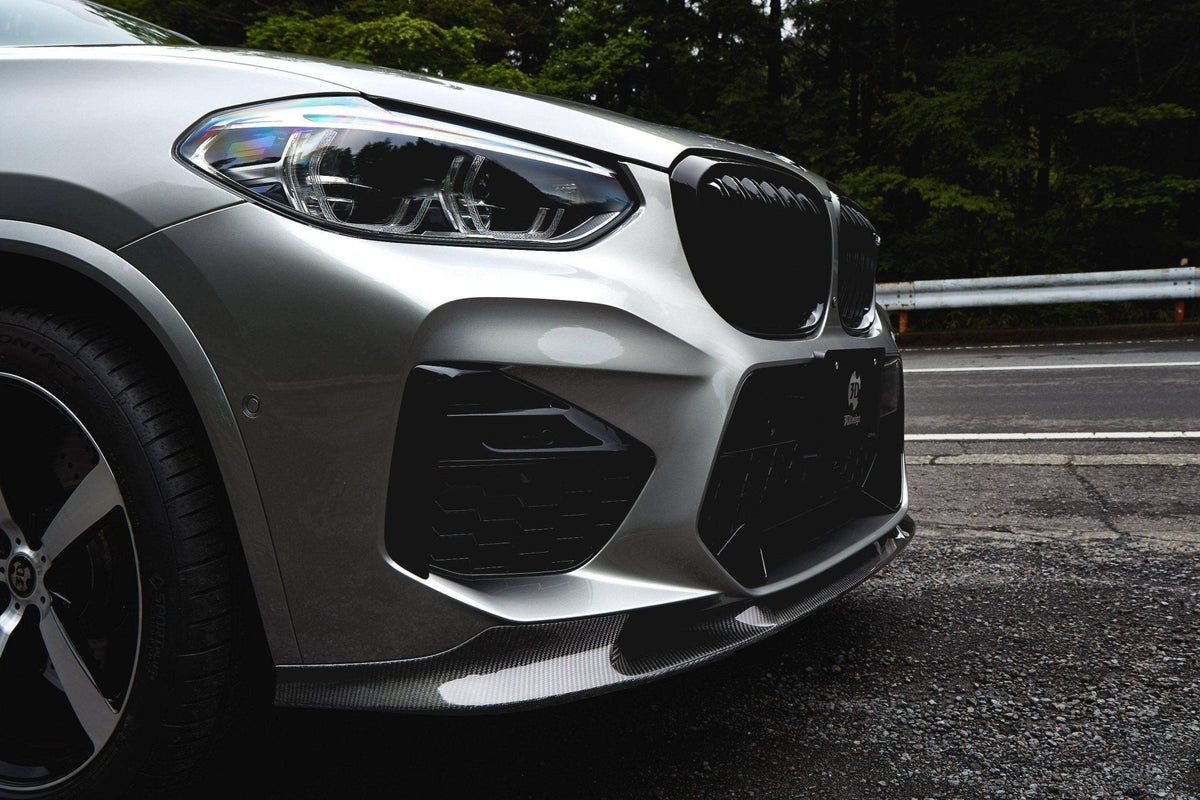 F97 F98 X3M X4M pre-LCI 3DDesign Carbon Front Splitter 3D-SP-FS-X3M