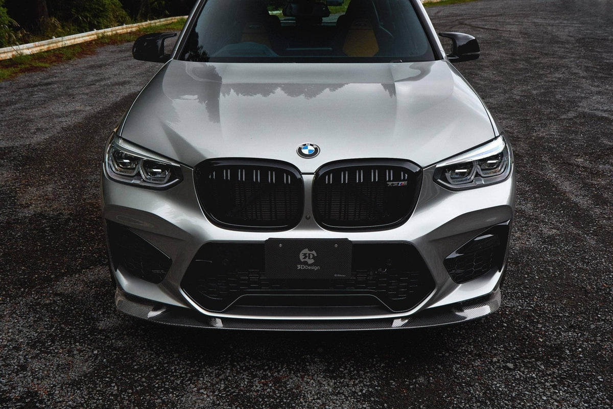 F97 F98 X3M X4M pre-LCI 3DDesign Carbon Front Splitter 3D-SP-FS-X3M