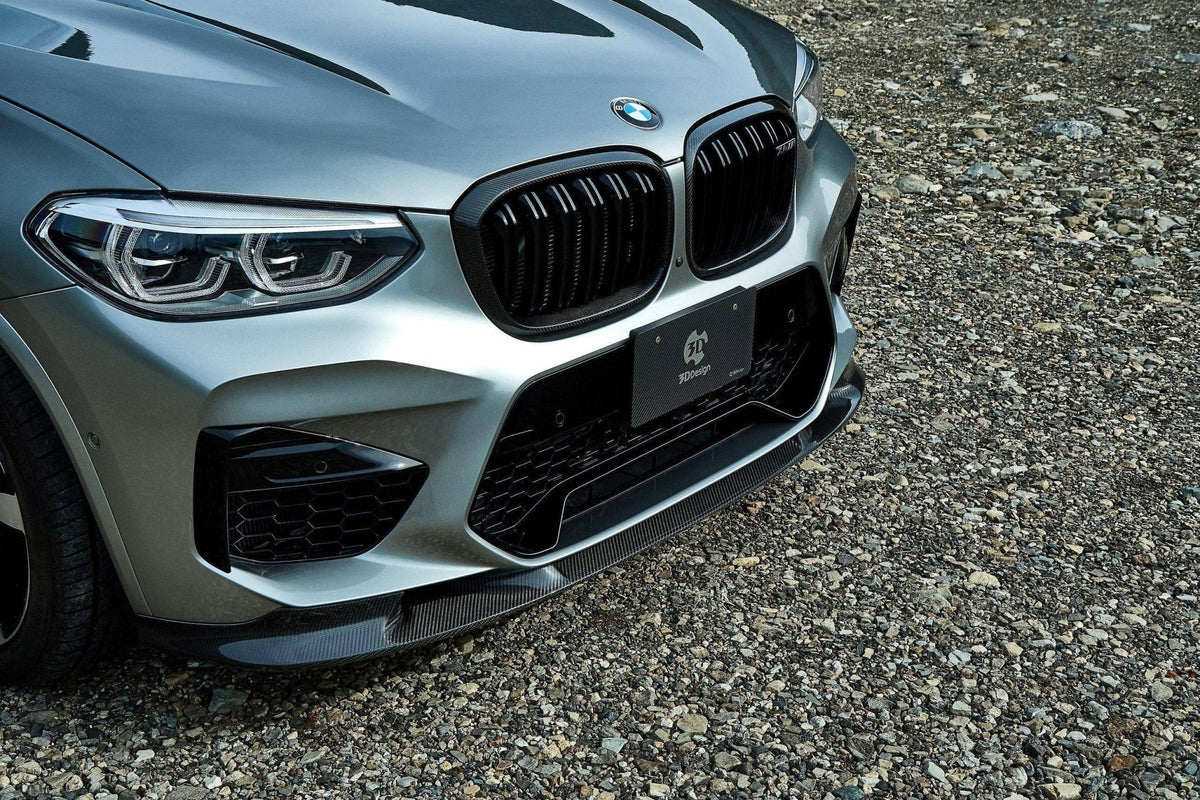 F97 F98 X3M X4M pre-LCI 3DDesign Carbon Front Splitter 3D-SP-FS-X3M