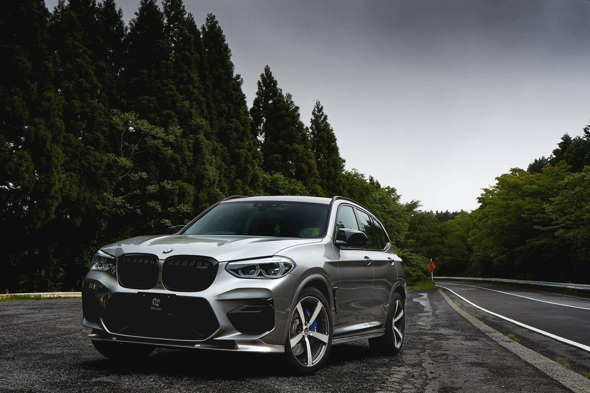 F97 F98 X3M X4M pre-LCI 3DDesign Carbon Front Splitter 3D-SP-FS-X3M