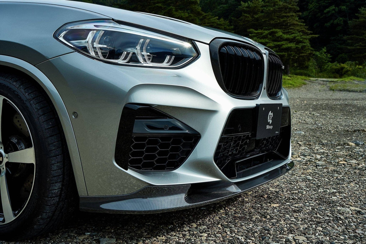 F97 F98 X3M X4M pre-LCI 3DDesign Carbon Front Splitter 3D-SP-FS-X3M