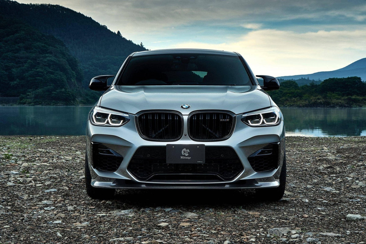 F97 F98 X3M X4M pre-LCI 3DDesign Carbon Front Splitter 3D-SP-FS-X3M