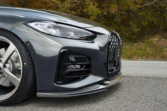 BMW G22 G23 M Sport Front Under Splitter Pair 3DDesign Carbon Fibre, Part No 4011001
