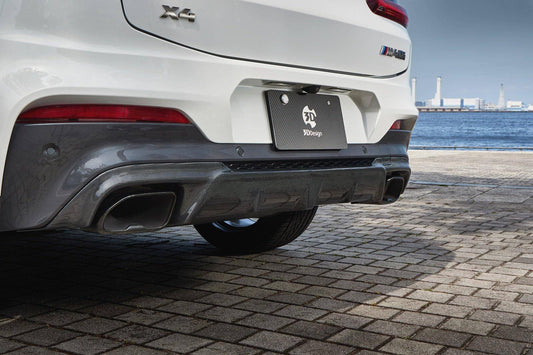 BMW G02 X4 M40i Rear Diffuser 3DDesign Carbon Fibre, Part No. 3D-G02-DIFF