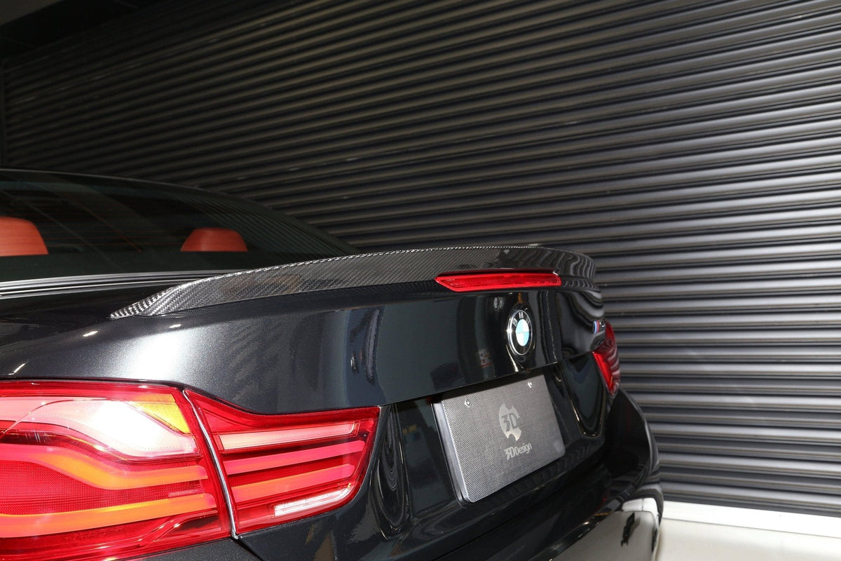 BMW F33 & F83 Convertible Carbon Rear Lip Spoiler by 3DDesign