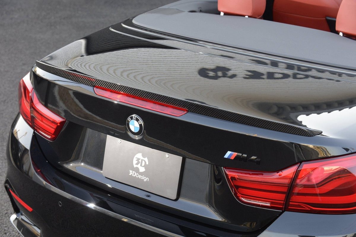 BMW F33 & F83 Convertible Carbon Rear Lip Spoiler by 3DDesign