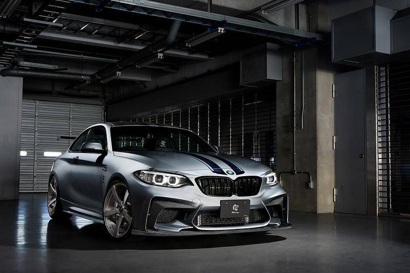 F87 M2 3DDesign Front Bumper Carbon Fibre & GFRP - 3D-FC-F87
