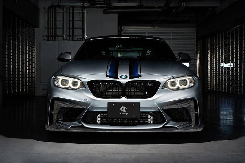 F87 M2 3DDesign Front Bumper Carbon Fibre & GFRP - 3D-FC-F87