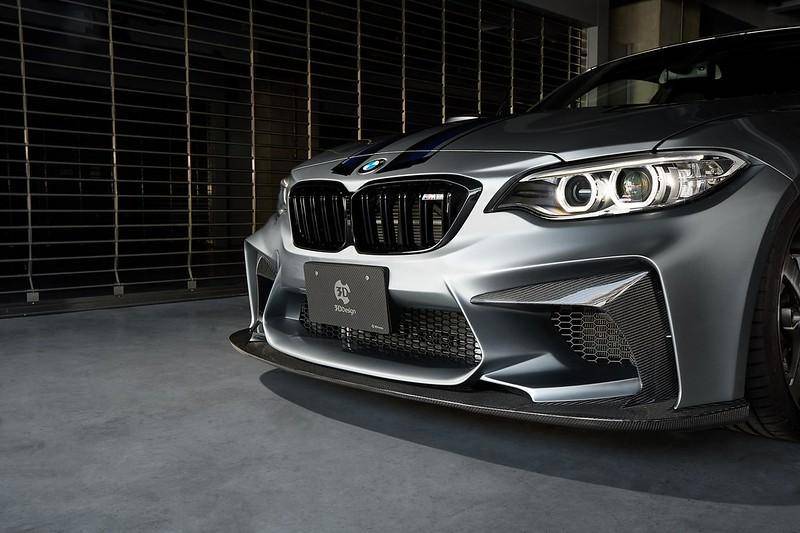 F87 M2 3DDesign Front Bumper Carbon Fibre & GFRP - 3D-FC-F87