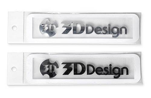 BMW 3DDesign Rear Model Emblem, chrome or gloss black
