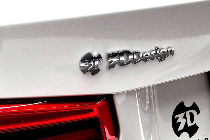BMW 3DDesign Rear Model Emblem, chrome or gloss black