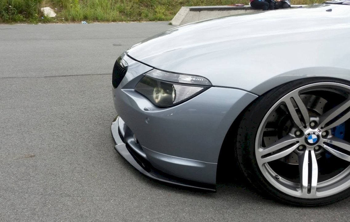 BMW 6 E63 E64 Front Splitter V.2 by Maxton Design, Gloss Black