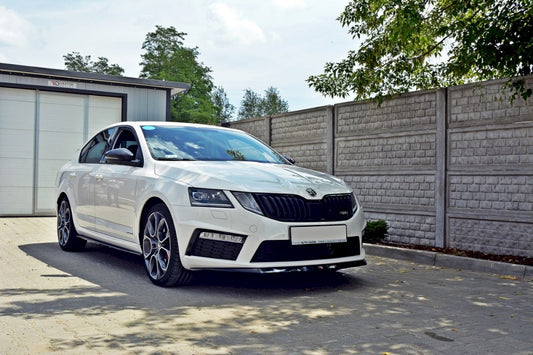 Skoda Octavia Mk3 vRS & Mk3.5 vRS front splitter V.2 by Maxton Design