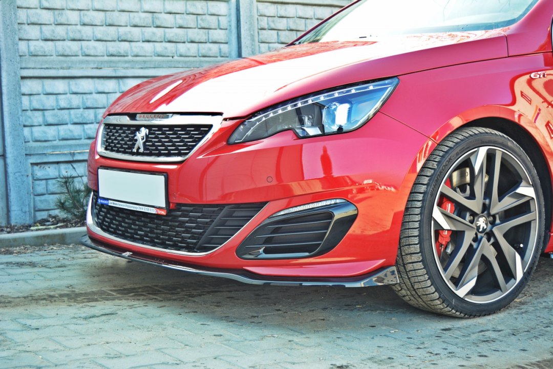 Peugeot 308 II GTI (2015-) Maxton Design V.1 ABS Front Splitter