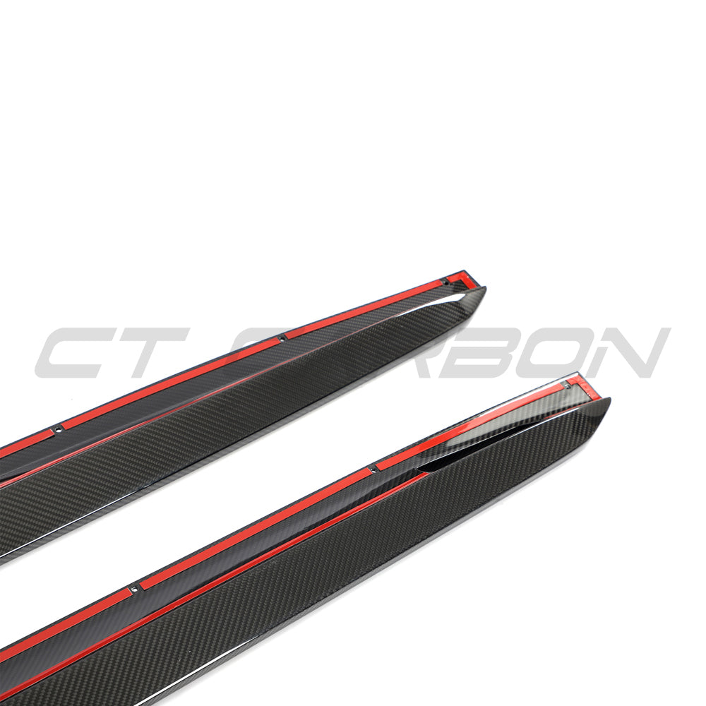BMW F95 X5M & F96 X6M 2019+ CT Design Carbon Fibre Side Skirts