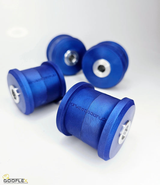SEAT Leon Mk1 Cupra (1999-2005) front suspension arm bushes, Godflex polyurethane, 8N0407182A