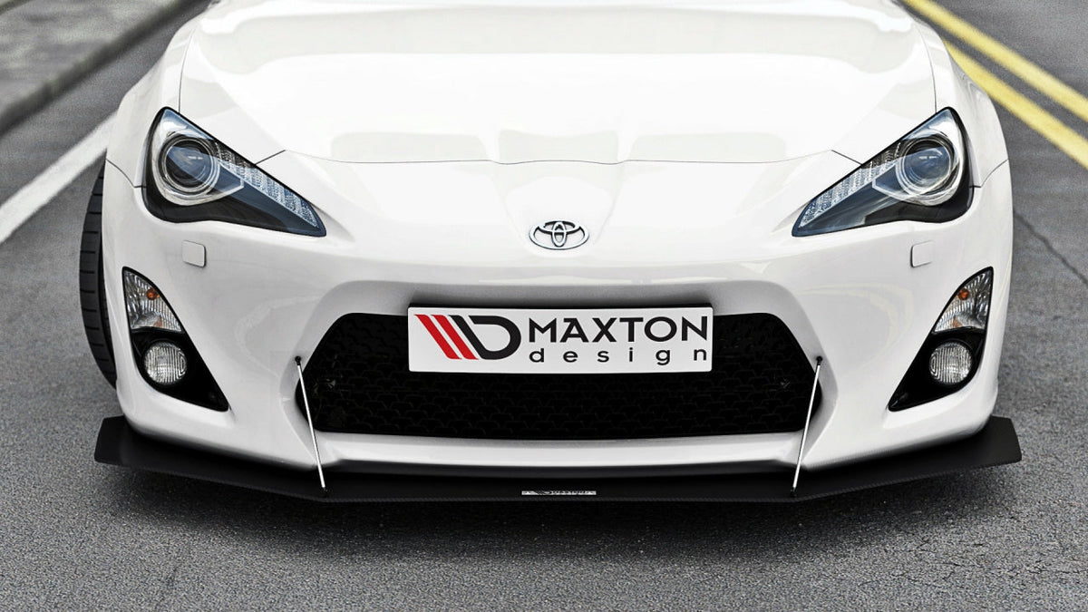 Toyota GT86 (2012-2016) front racing splitter, Maxton RB-Design ABS
