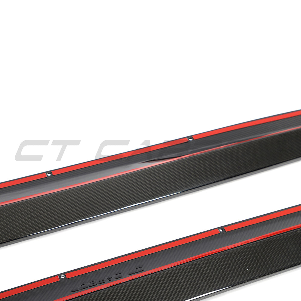 BMW F95 X5M & F96 X6M 2019+ CT Design Carbon Fibre Side Skirts