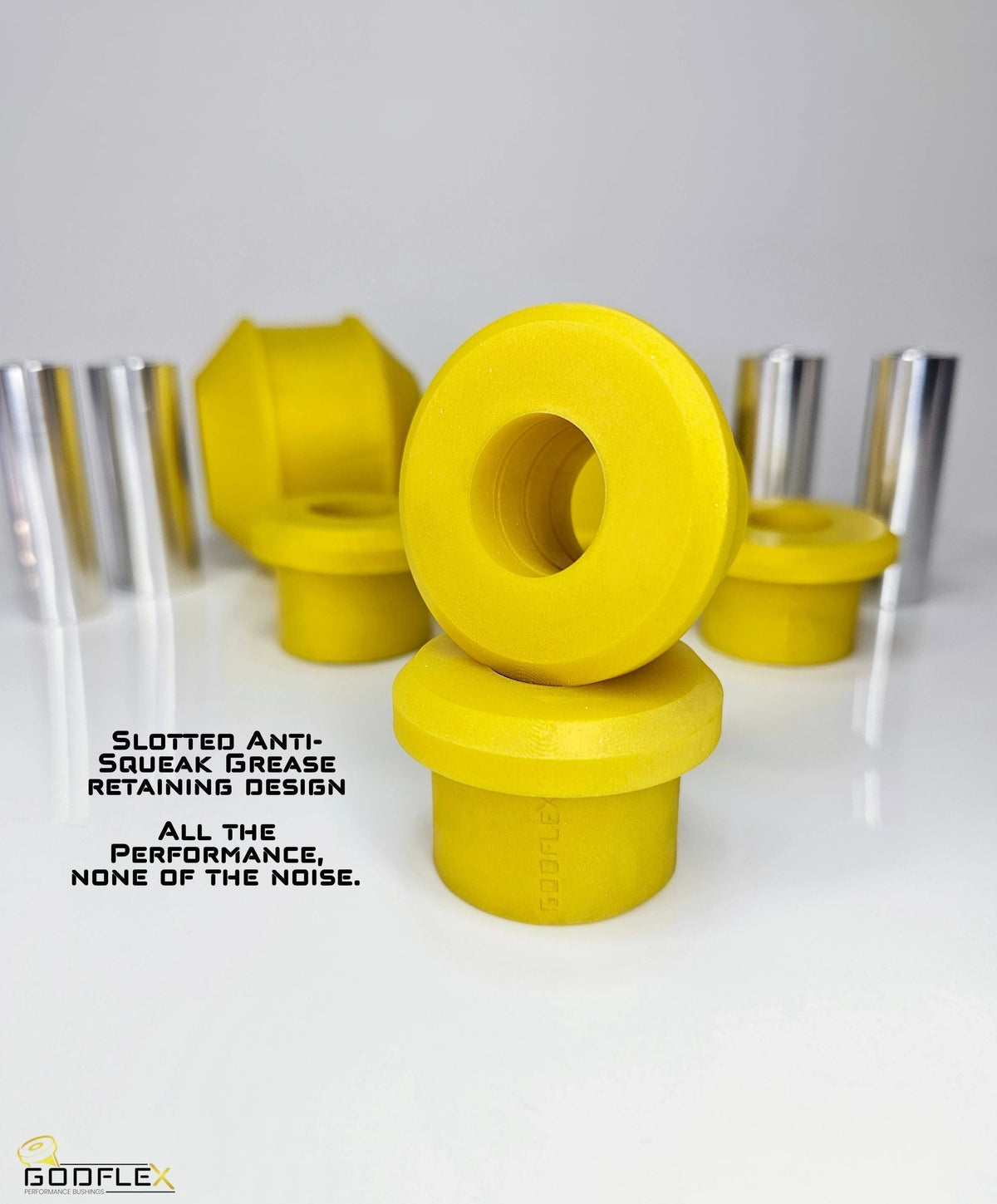 Corsa D (2006-2014) front suspension arm bushes, Godflex