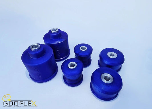 SEAT Leon Mk1 (1J/1M) Cupra front arm & rear beam bushes, Godflex polyurethane