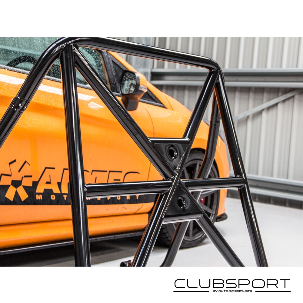 Fiesta MK8 ST rear roll cage bolt-in AutoSpecialists Clubsport E355+N CDS steel part no AS-MK8-RCR