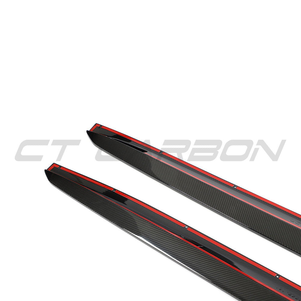 BMW F95 X5M & F96 X6M 2019+ CT Design Carbon Fibre Side Skirts