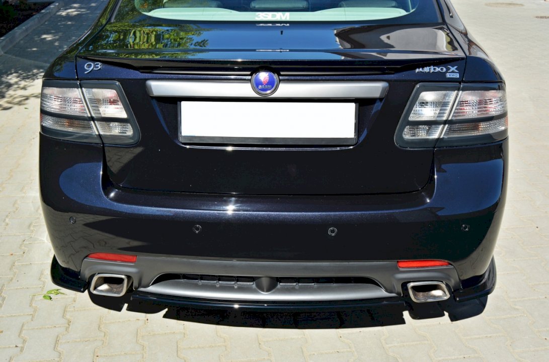 SAAB 9-3 Turbo X (2007-11) Maxton Design ABS Central Rear Splitter