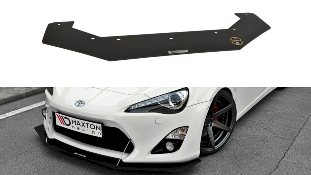 Toyota GT86 (2012-2016) front racing splitter, Maxton RB-Design ABS