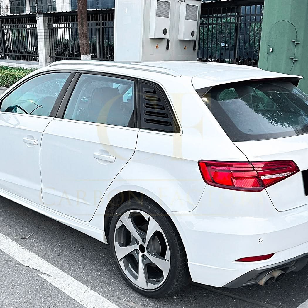 Audi A3 8V & S3 Hatchback 13-20 Gloss Black Window Louver Vents