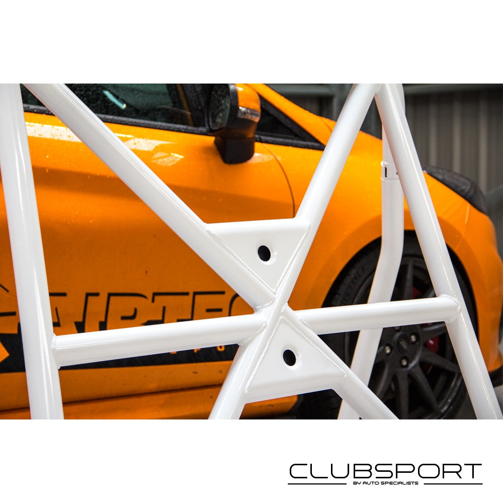Fiesta MK8 ST rear roll cage bolt-in AutoSpecialists Clubsport E355+N CDS steel part no AS-MK8-RCR