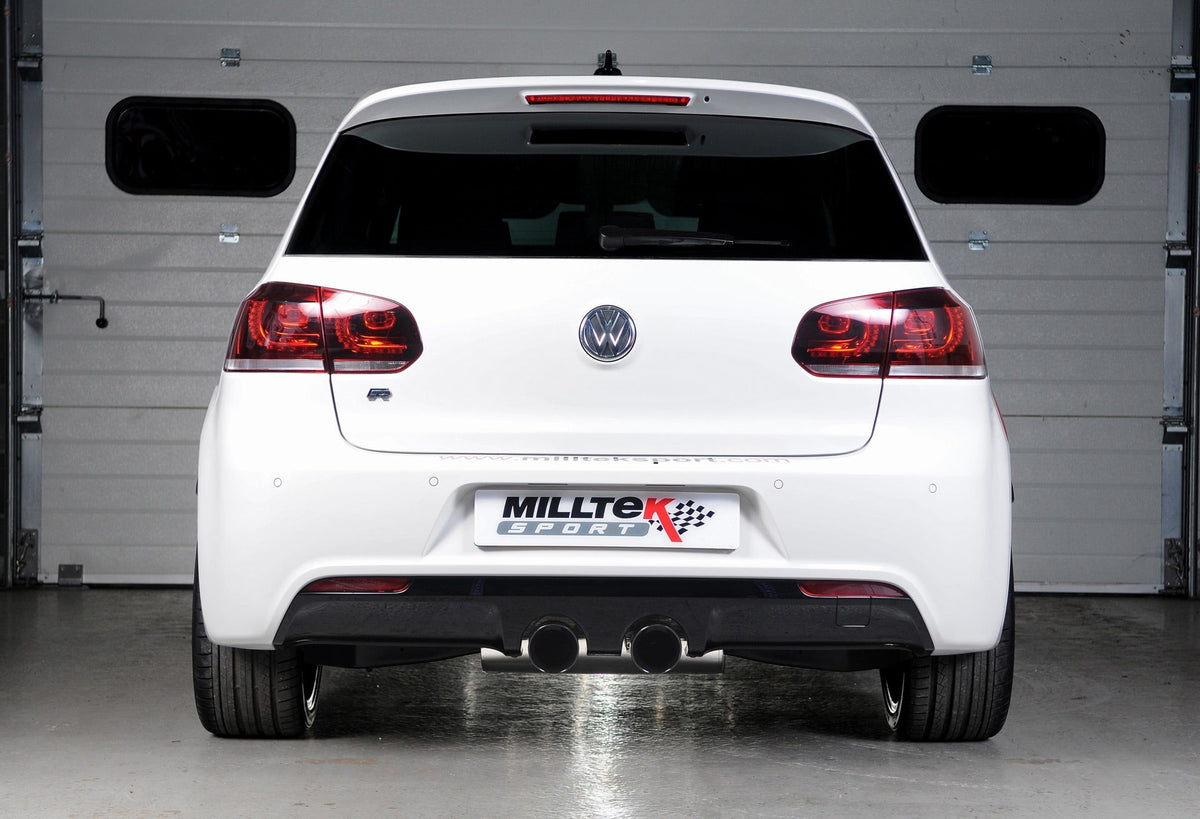 VW Golf MK6 R 2.0 TFSI 270PS cat back exhaust, Milltek Sport MBK6R