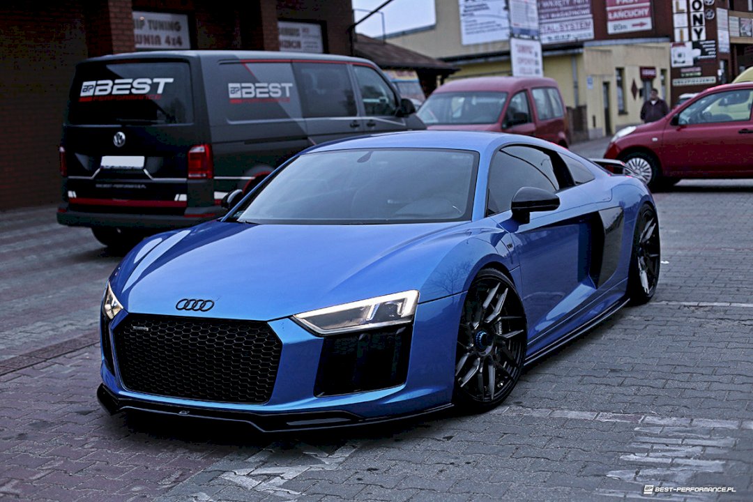 Audi R8 MK2 (2015+) Front Splitter V.2 by Maxton Design