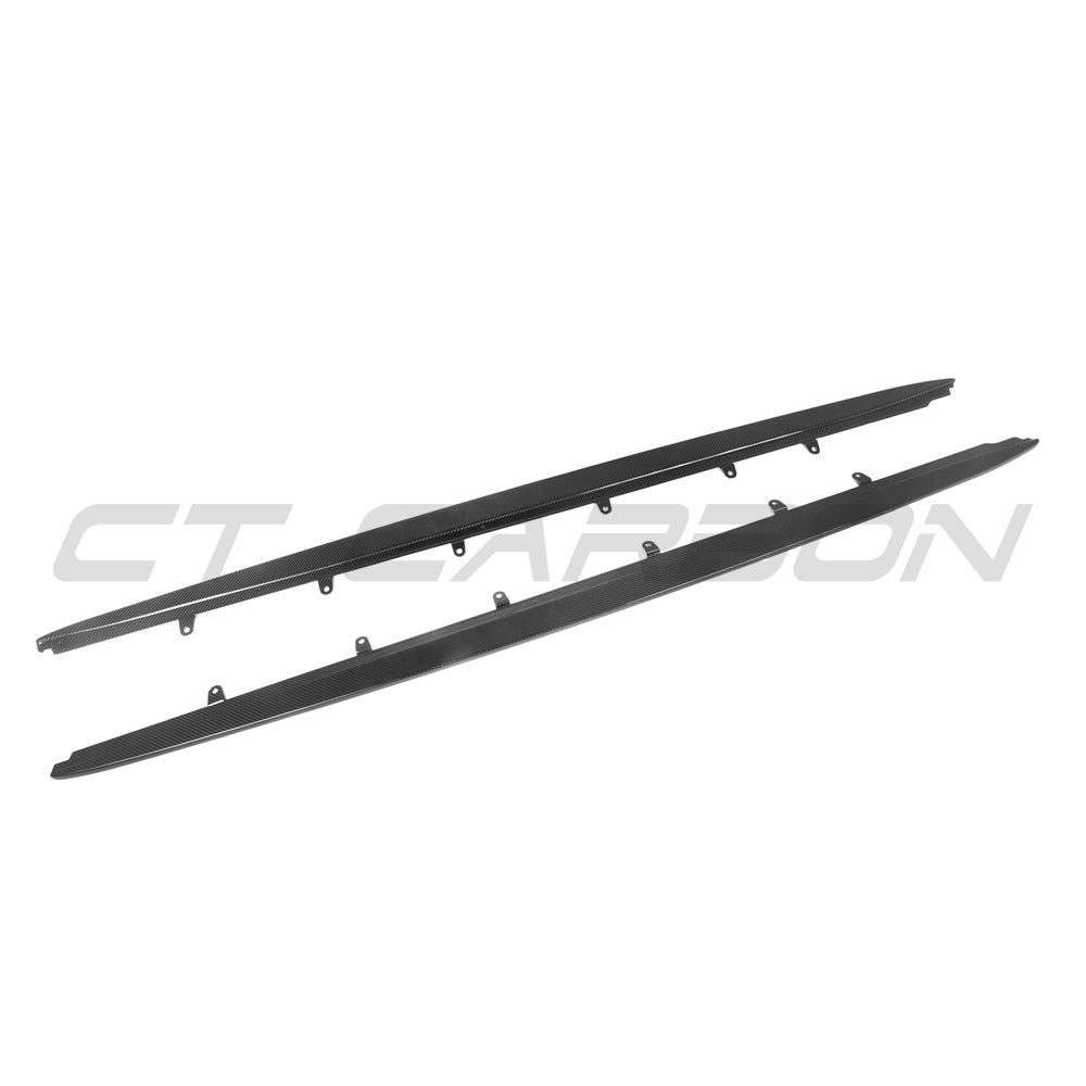 G30 G31 F90 M5 Carbon Fibre Side Skirts CT Carbon Pre-Preg - Part No CT-G30-SKIRT