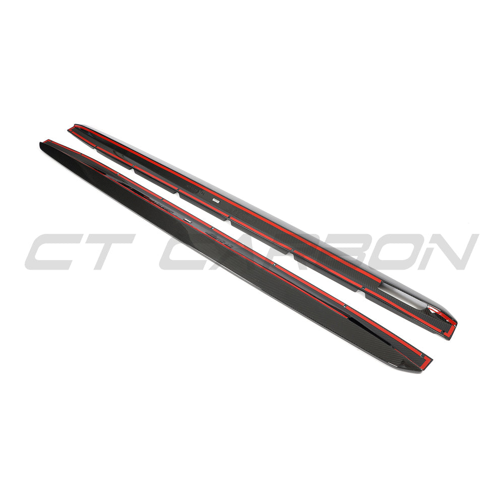 BMW F95 X5M & F96 X6M 2019+ CT Design Carbon Fibre Side Skirts