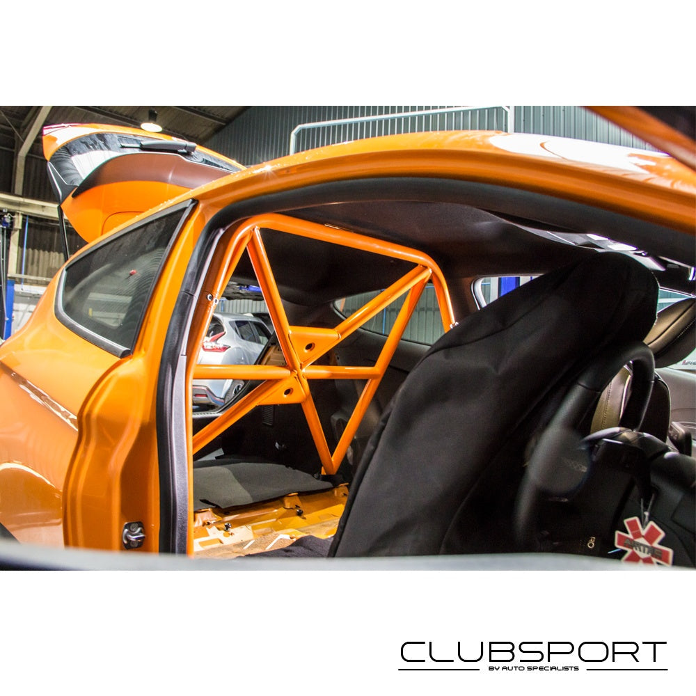 Fiesta MK8 ST rear roll cage bolt-in AutoSpecialists Clubsport E355+N CDS steel part no AS-MK8-RCR