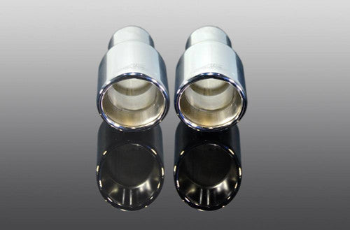 BMW X3 G01 90mm Sport Chrome Tailpipe Set AC Schnitzer 121711