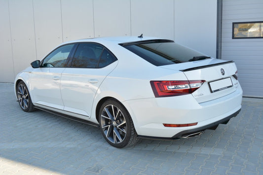 Skoda Superb III 2015+ rear side splitters ABS set, Maxton Design