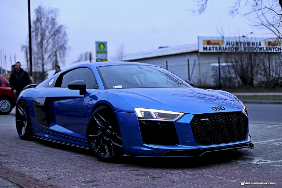 Audi R8 MK2 (2015+) Front Splitter V.2 by Maxton Design
