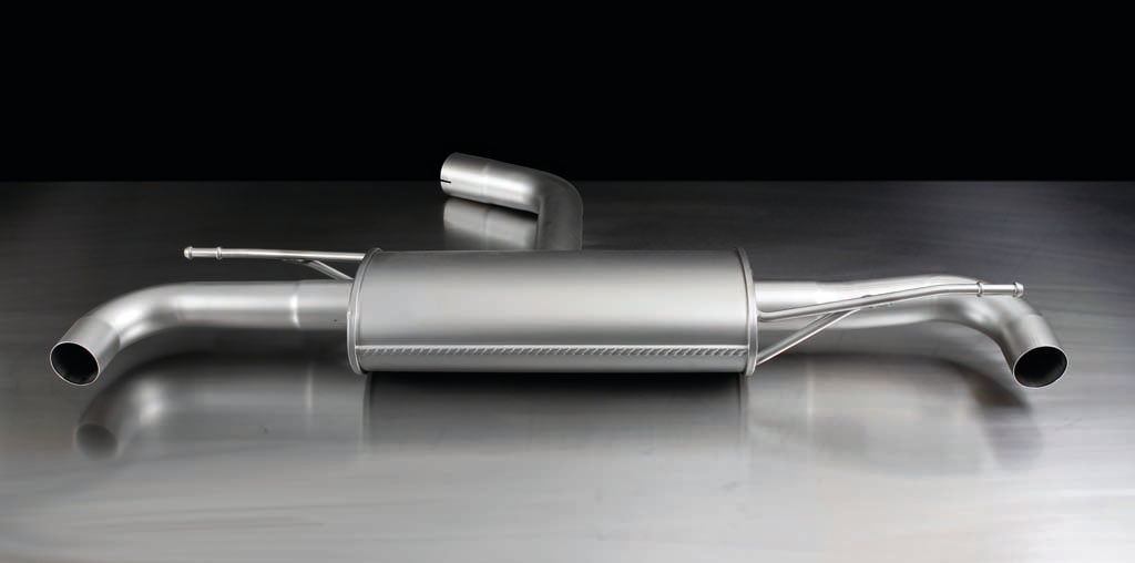 VW Golf Mk6 GTI Edition 35 2.0 TSI 173kW (2011-2012) Remus rear silencer, twin 102mm tips, stainless, EEC approved
