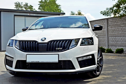 Skoda Octavia Mk3 vRS 2013-2016 Front Splitter V.1, Maxton Design