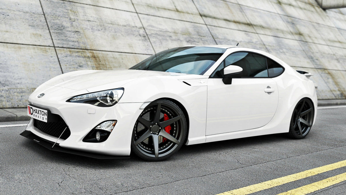 Toyota GT86 (2012-2016) front racing splitter, Maxton RB-Design ABS