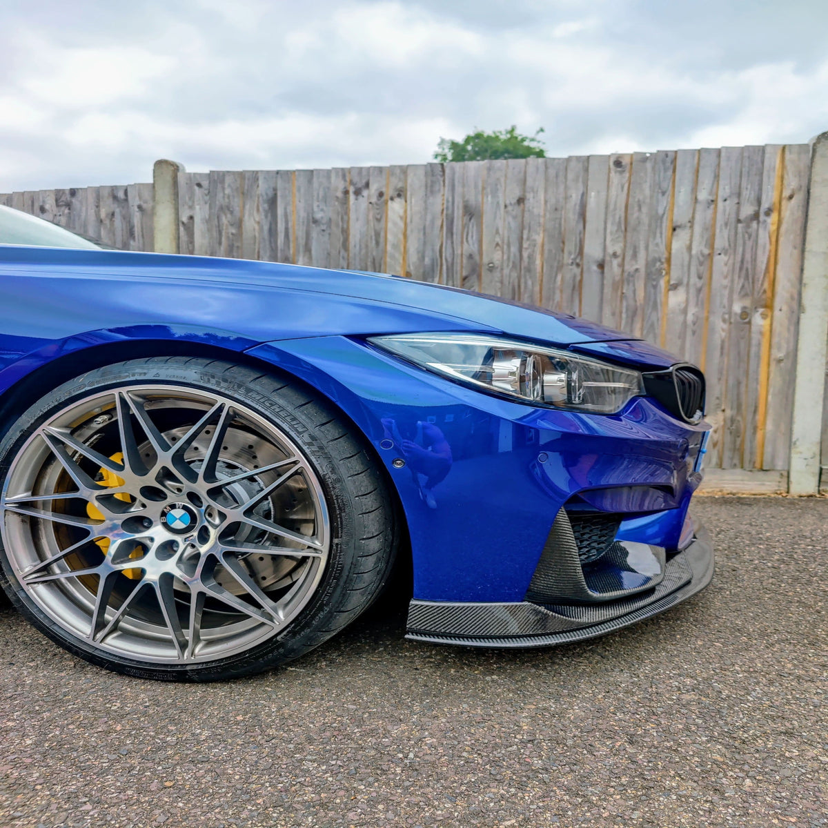 F80 F82 F83 M3 M4 Carbon Front Splitter CuzRace-SP-F80-01