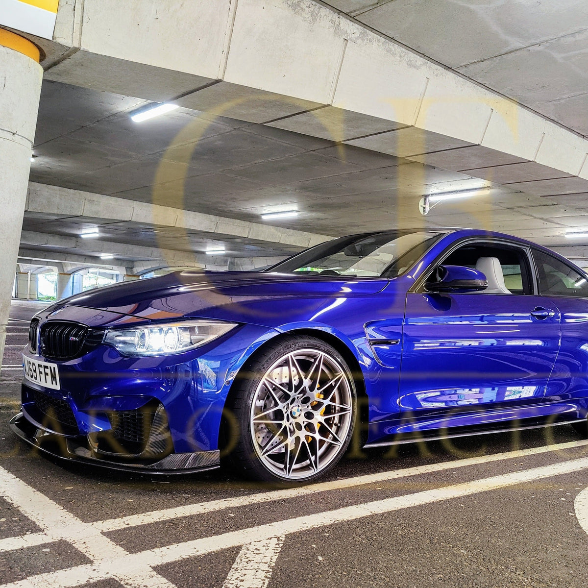 F80 F82 F83 M3 M4 Carbon Front Splitter CuzRace-SP-F80-01