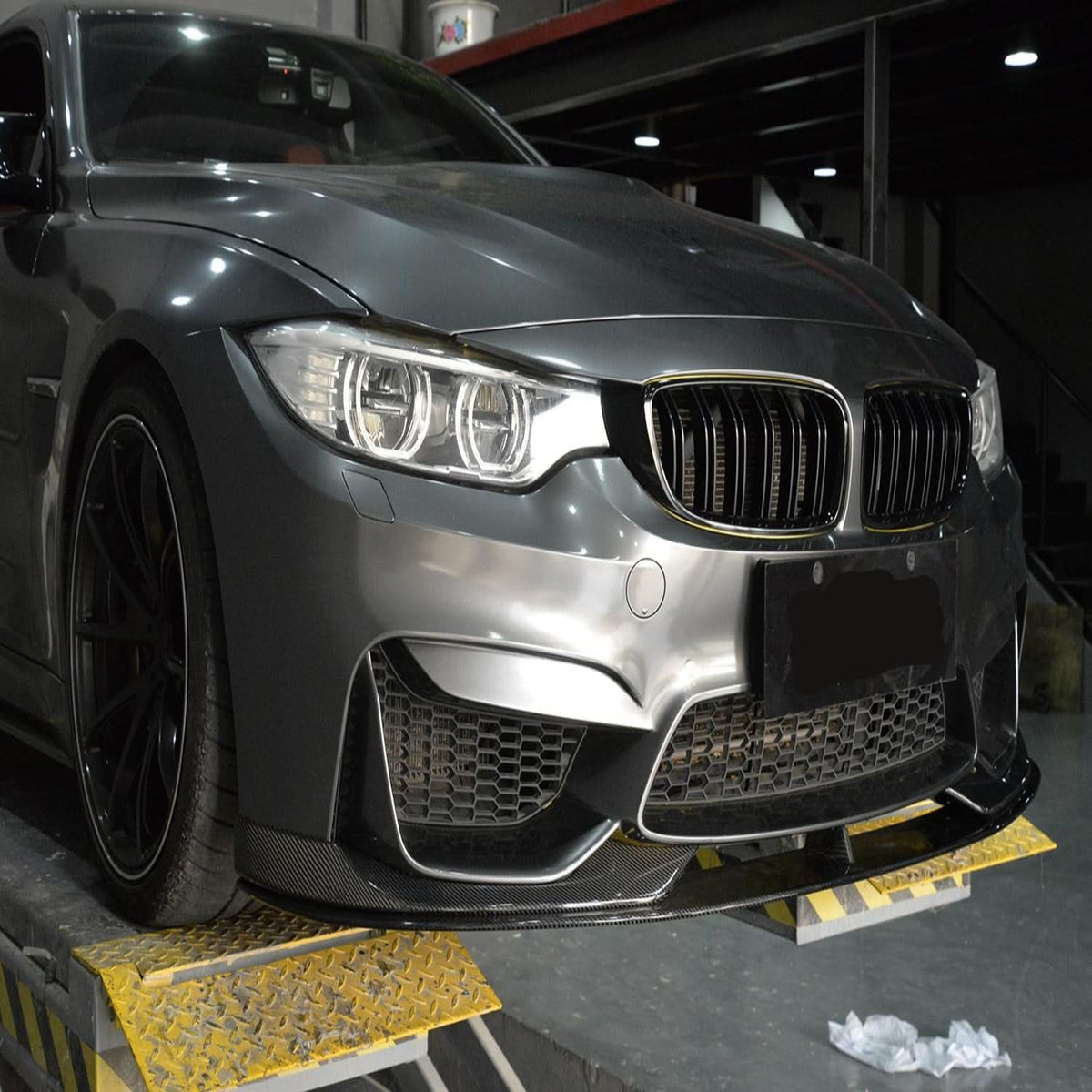 F80 F82 F83 M3 M4 Carbon Front Splitter CuzRace-SP-F80-01