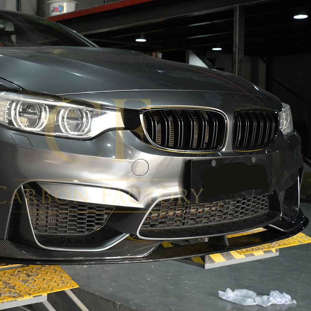 F80 F82 F83 M3 M4 Carbon Front Splitter CuzRace-SP-F80-01